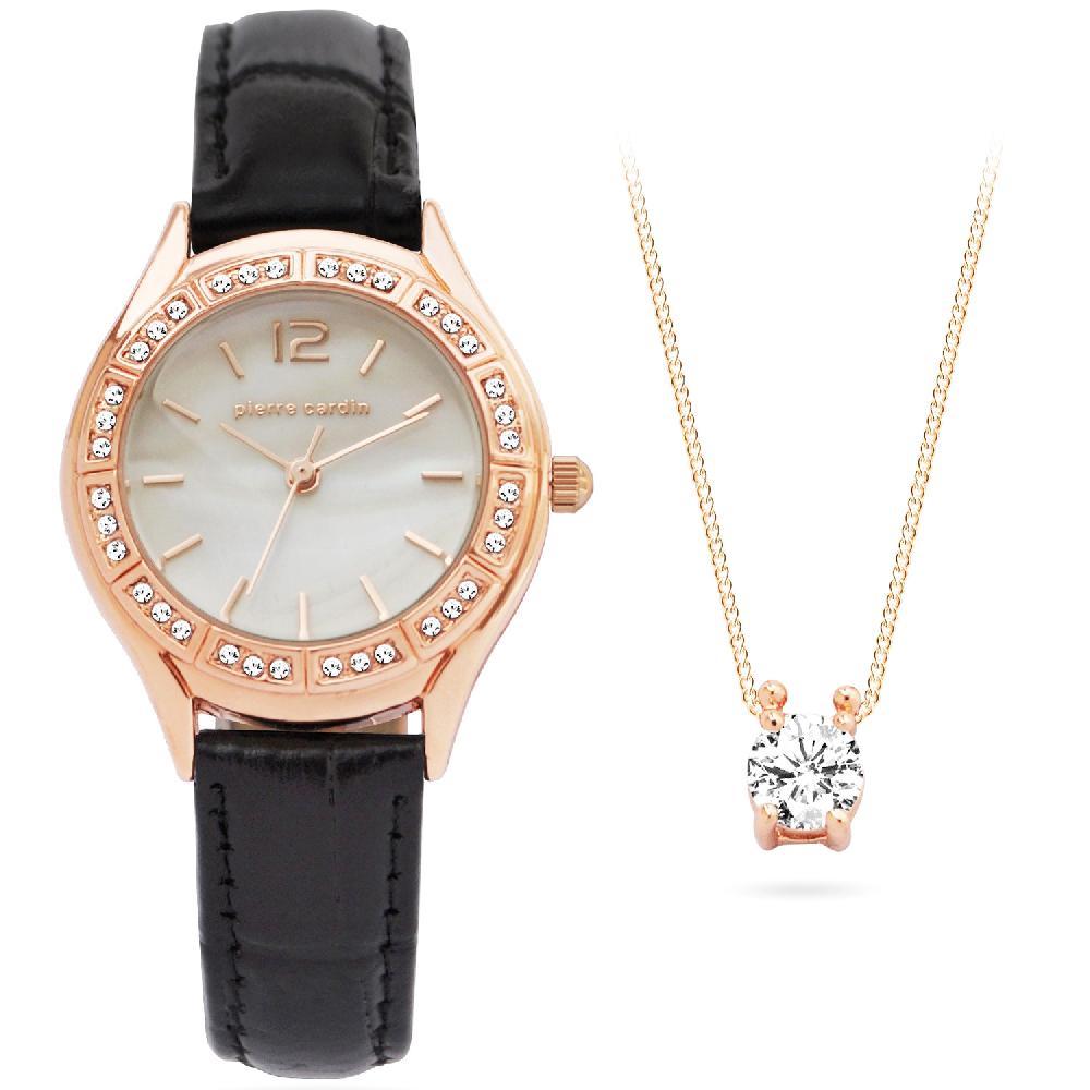 Set regalo Pierre Cardin Orologio donna PCX6556L290 + collana diamante