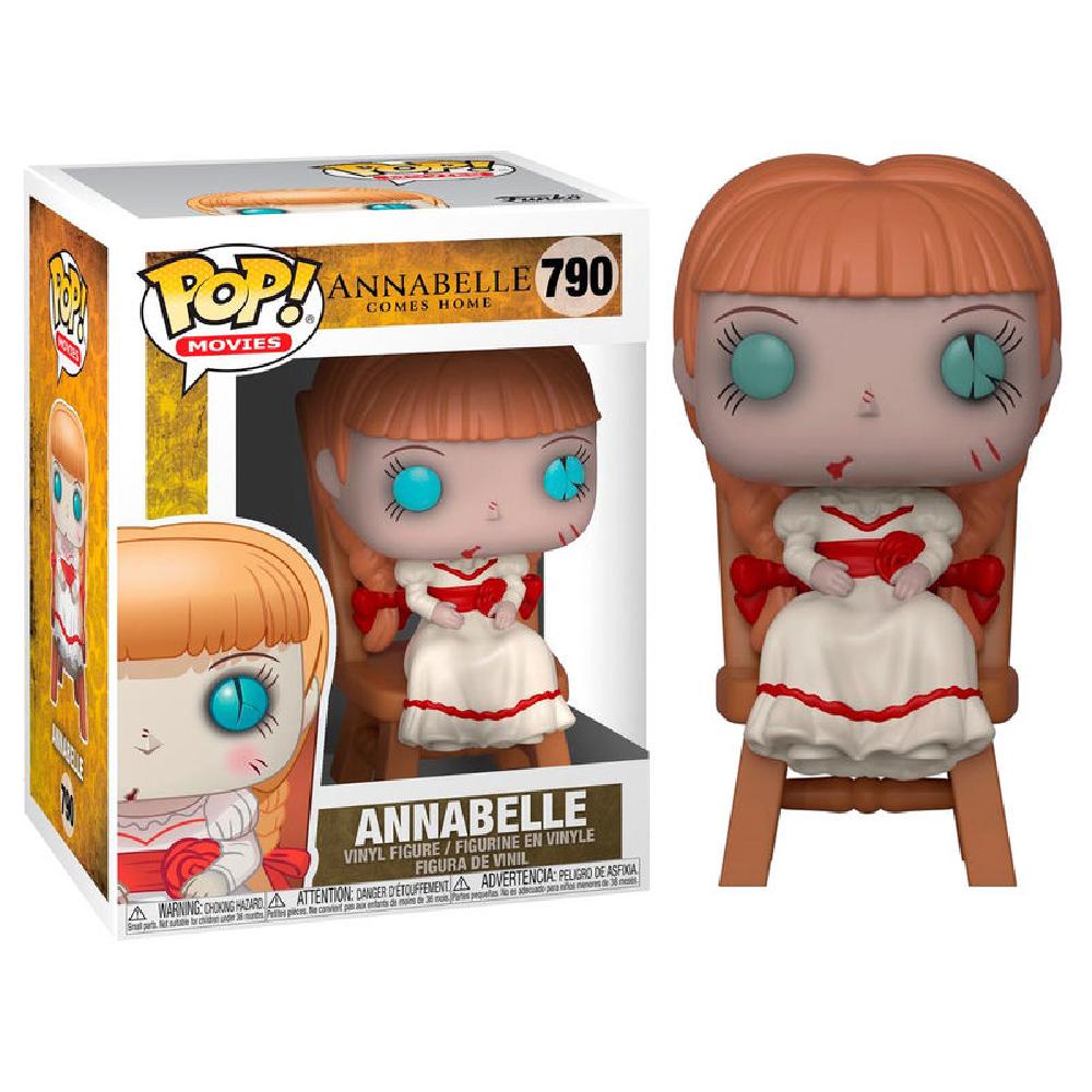 Figura POP Annabelle sulla sedia