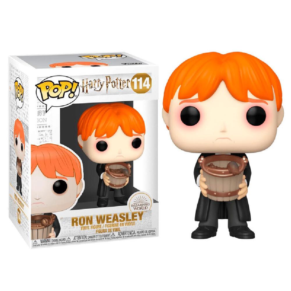 Figura POP Harry Potter Ron Puking Slugs con secchio