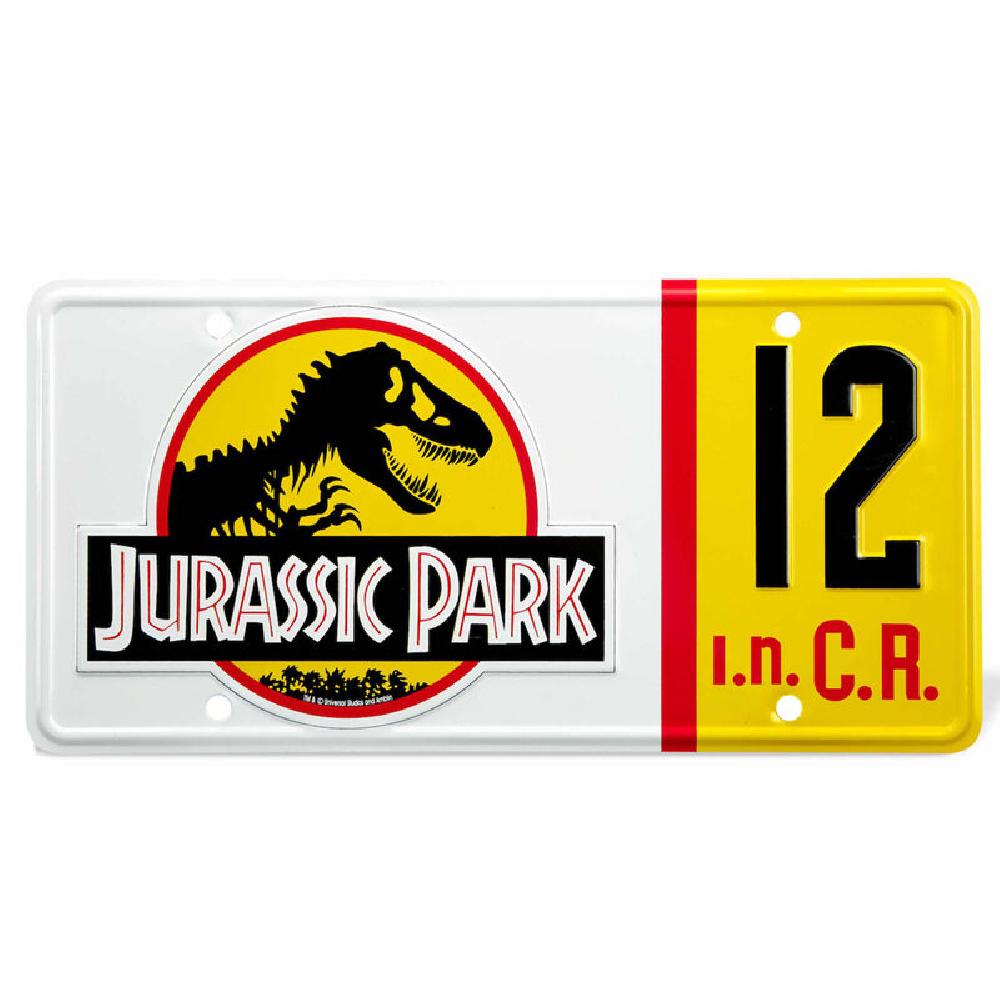 Jurassic Park Dennis Nedry replica della targa