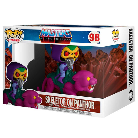 Figura POP Masters of the Universe Skeletor su Panthor