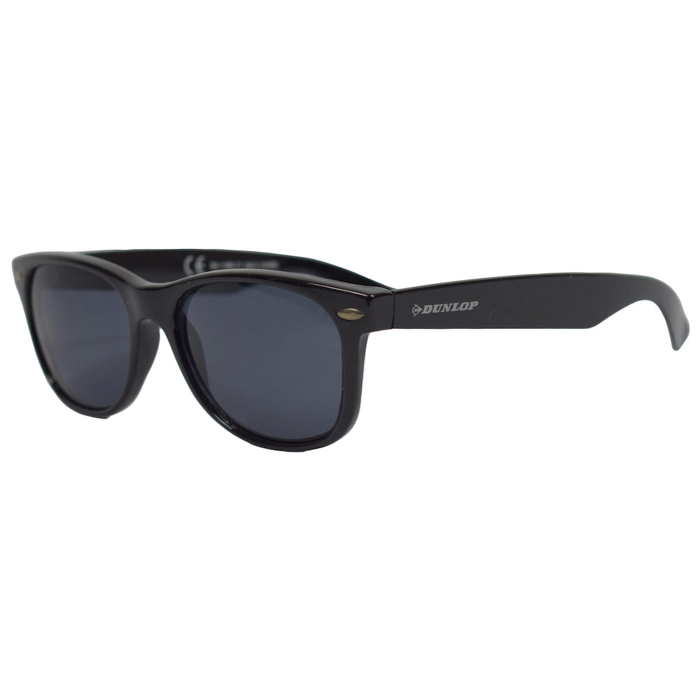 Occhiali da sole Dunlop Vintage - Montatura Nera - Frog Wayfarer