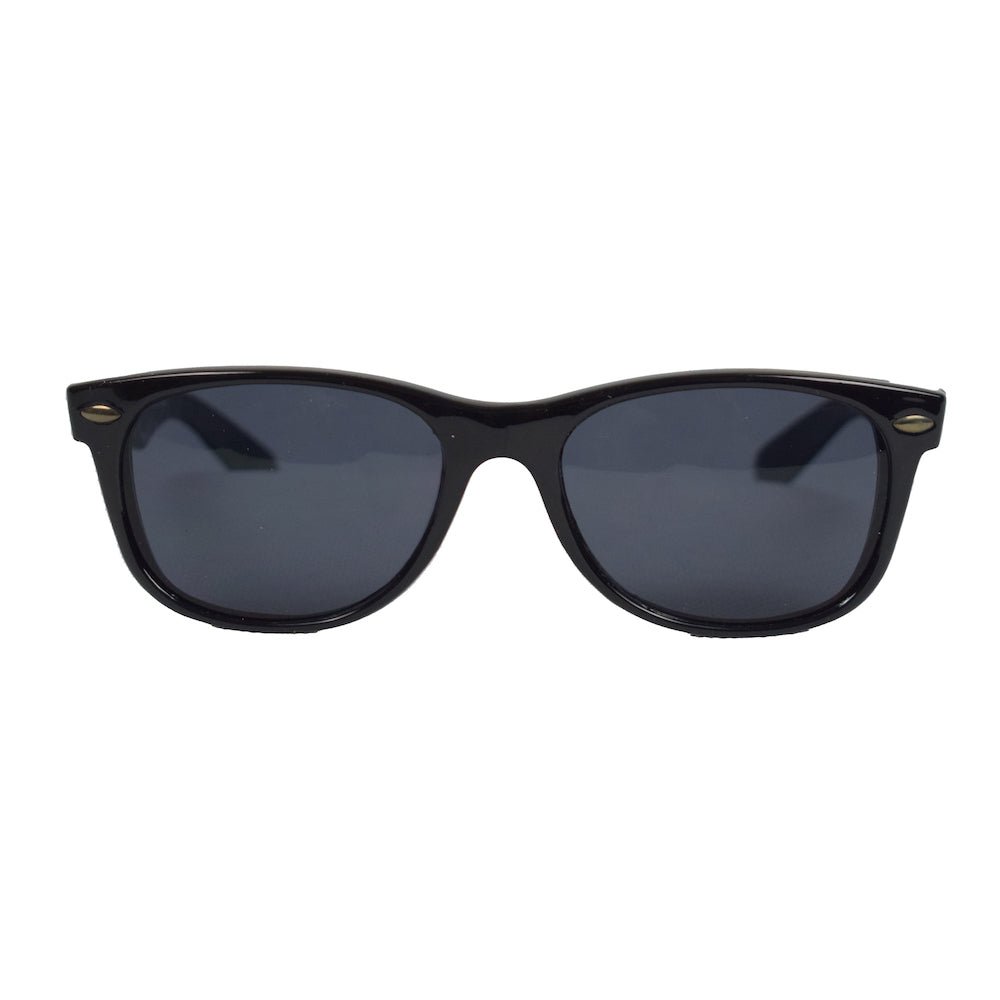 Occhiali da sole Dunlop Vintage - Montatura Nera - Frog Wayfarer