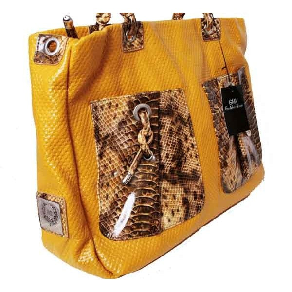 Borsa donna Gian Marco Venturi - L.Wild - Giallo - 3701