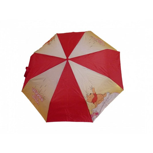 Disney - Winnie The Pooh - Colore Rosso - Ombrello portatile