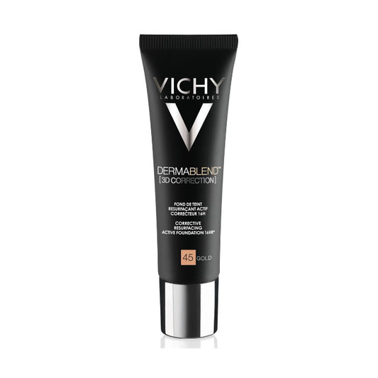 Vichy Dermablend 3D Correction Fondotinta Pelle Grassa 45 Gold 30ml