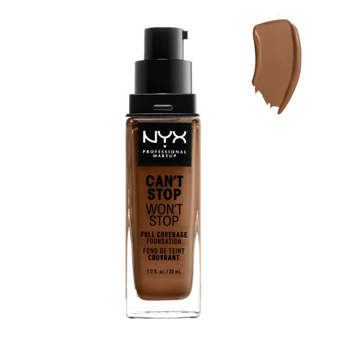 Nyx Can´t Stop Won´t Stop Full Coverage Foundation Cappucciono 30ml