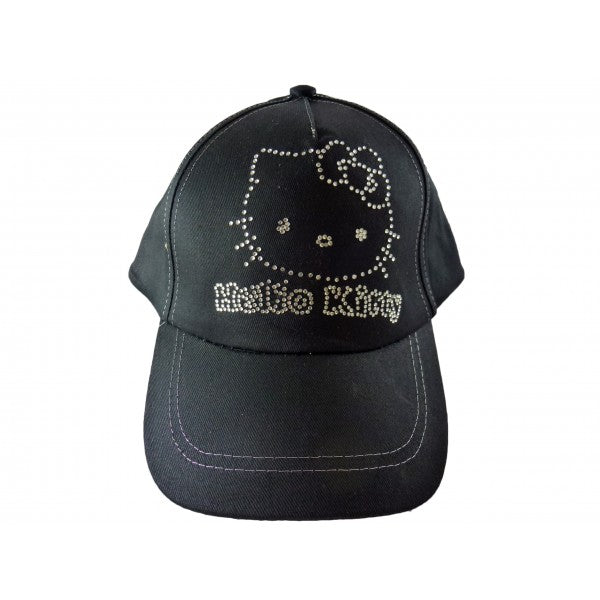 Cappellino Hello Kitty - Nero con strass