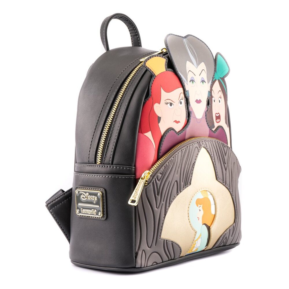 Loungefly Disney Cenerentola Evil Matrigna e Sorellastre Zaino da 26 cm