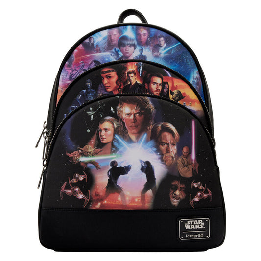 Zaino Loungefly Star Wars Prequel Trilogy 34 cm