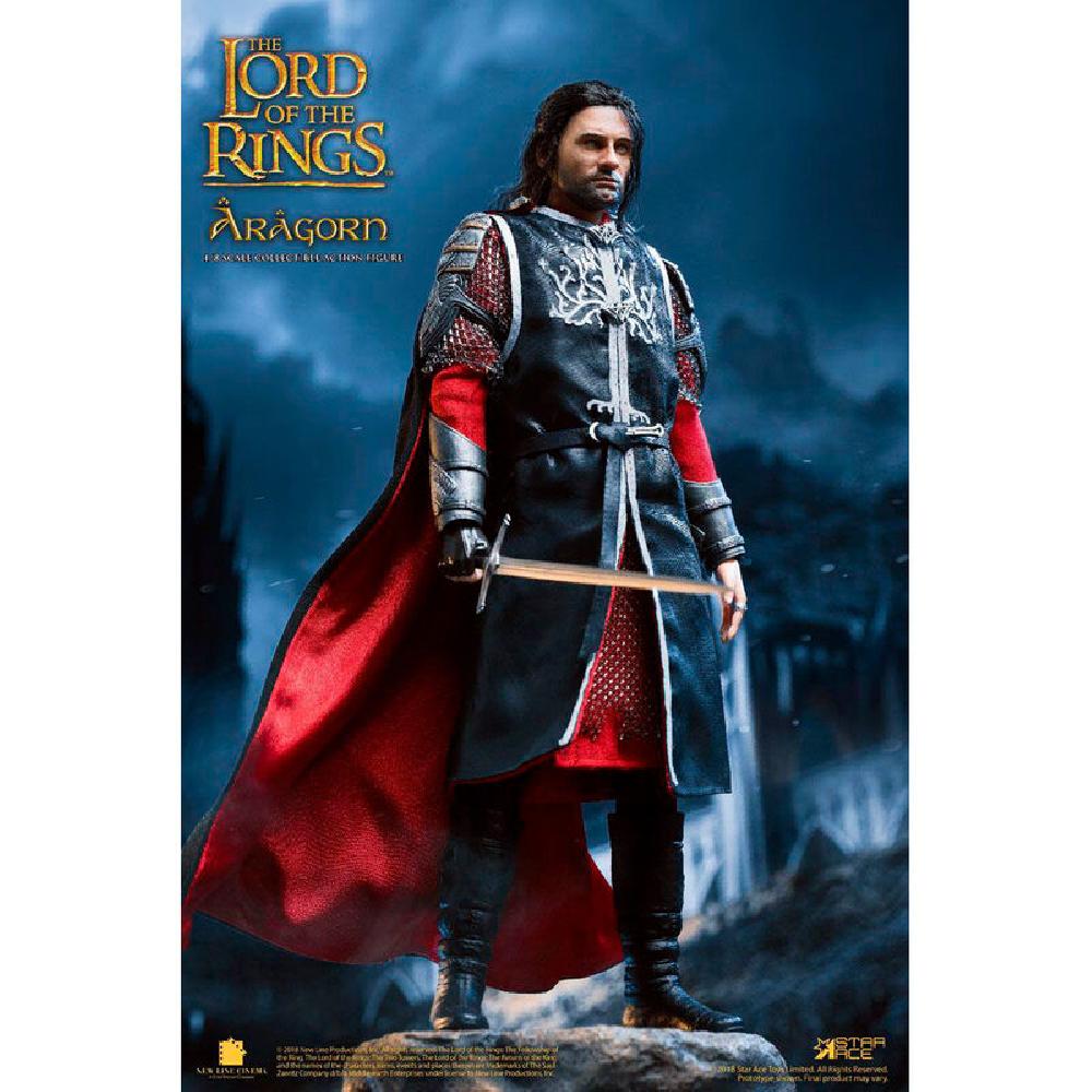 Il Signore degli Anelli Aragorn Deluxe Version Real Master figure 23 cm