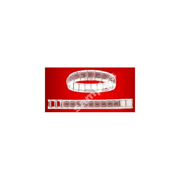 Bracciale Inox Elastico - Colore Rosso