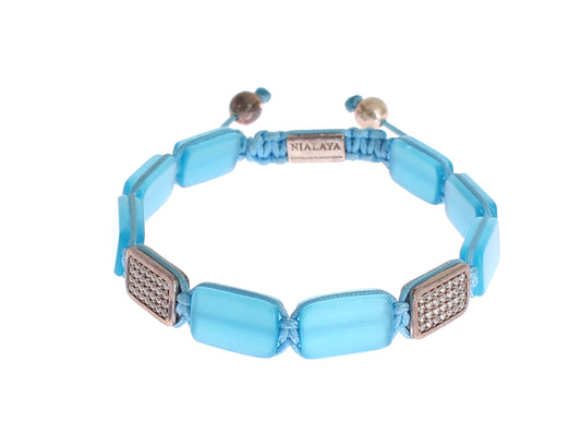 Bracciale in argento 925 con opale CZ - L