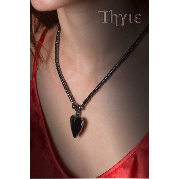 Thyie - Cupido - Girocollo In Metallo Brunito Con Pendente Cuore