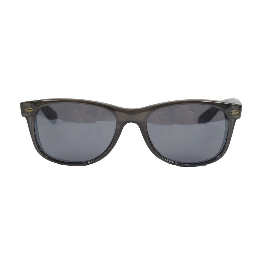 Occhiali da sole Dunlop Vintage - Montatura Nera Trasp - Frog Wayfarer