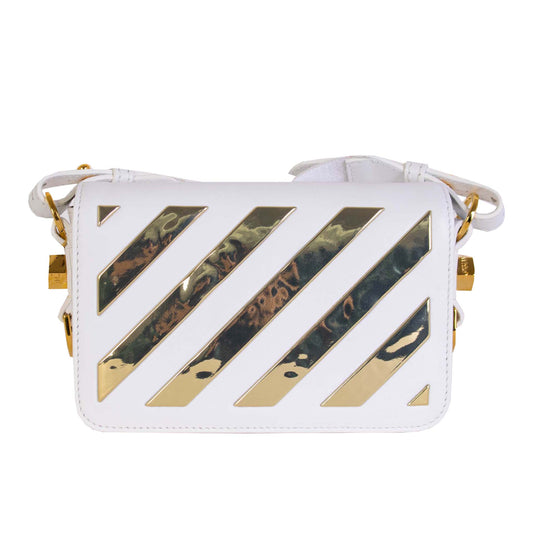 Borsa a tracolla Mini Off-White bianca - WOMEN